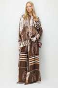 Oversize Saten Takım