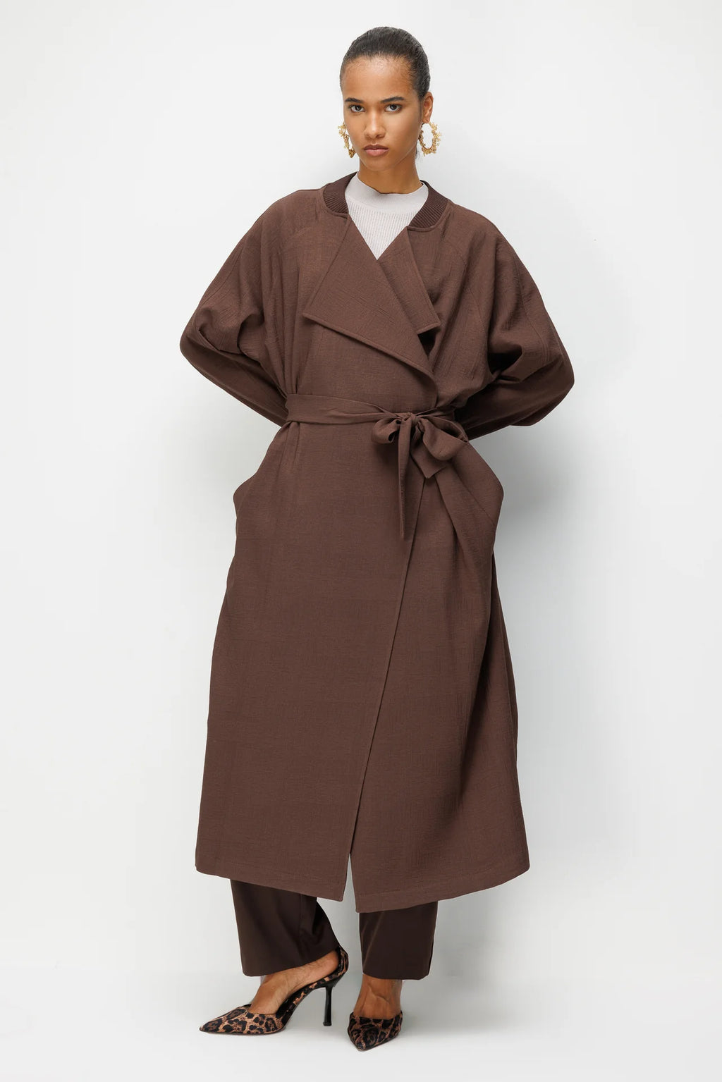 Geniş Yaka Oversize Kap