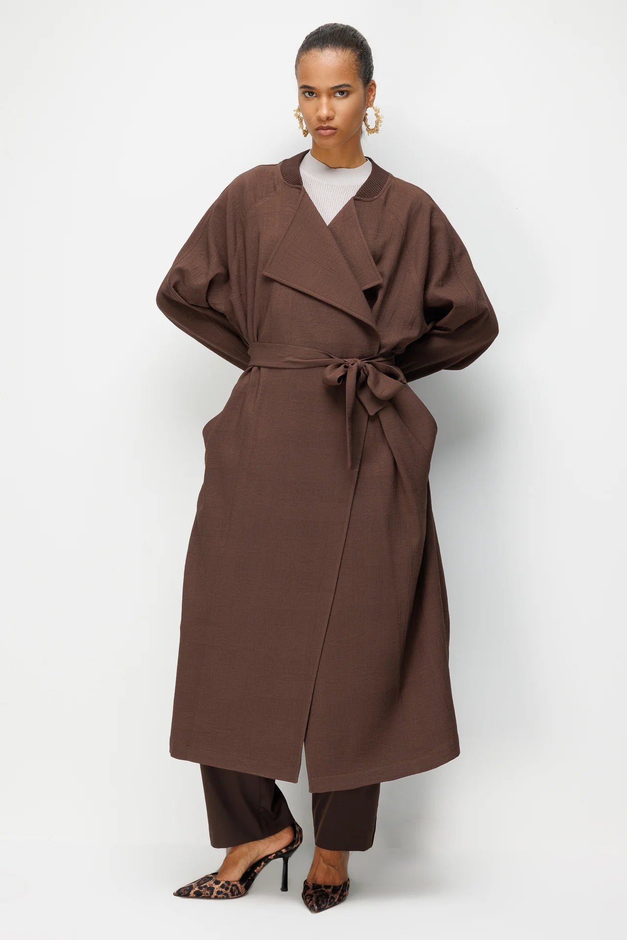 Geniş Yaka Oversize Kap