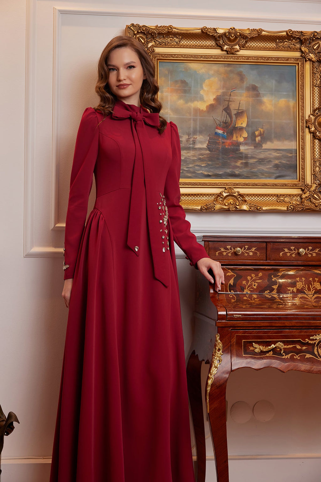 Talia Abiye Bordo