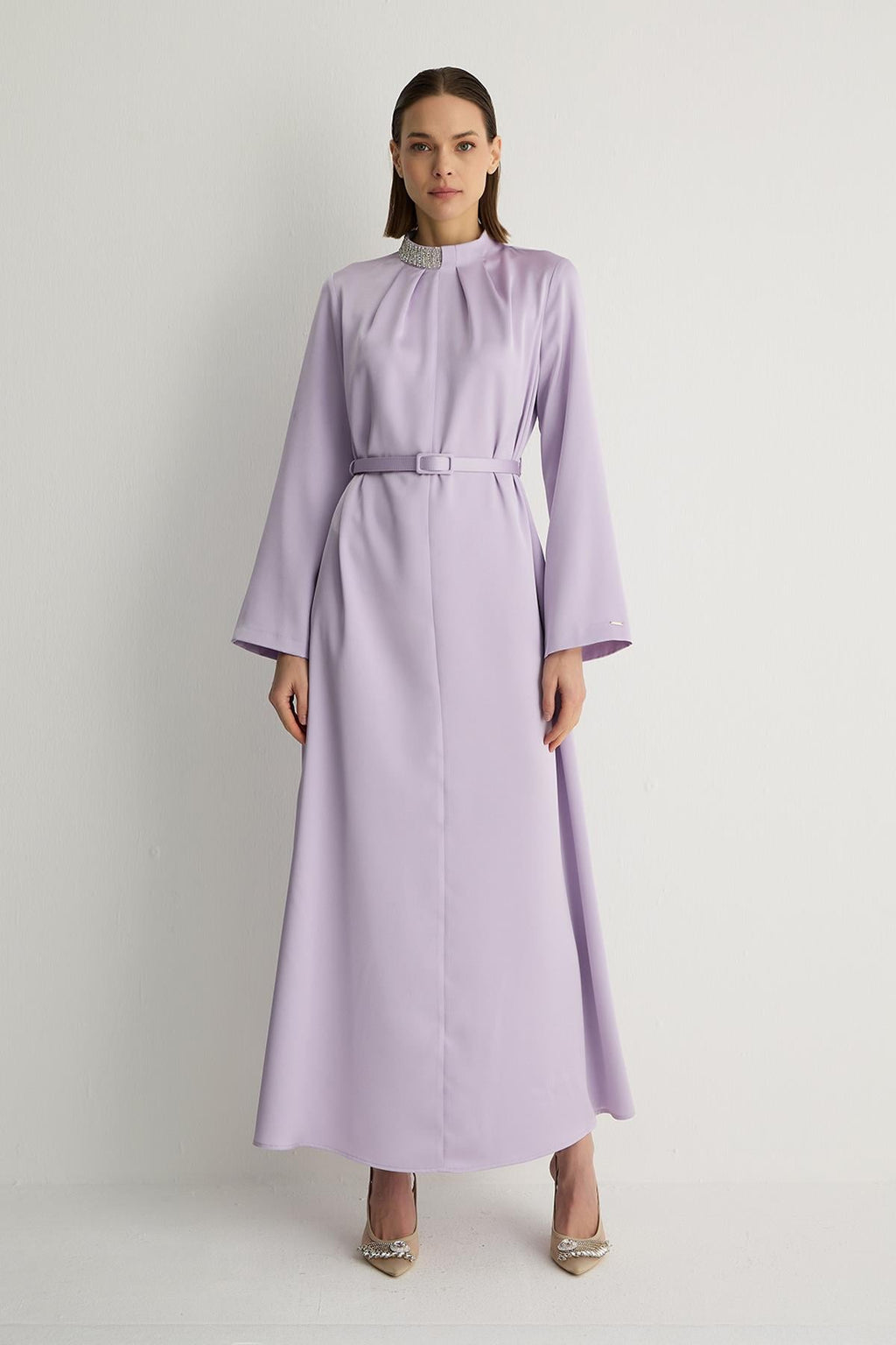 30025 Lotus Elbise Lila