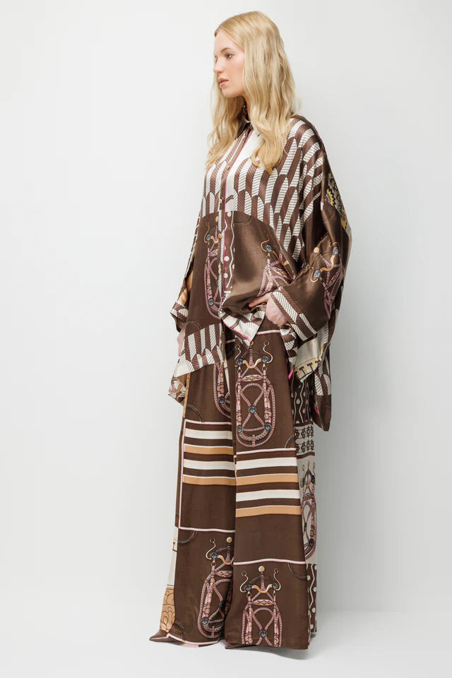 Oversize Saten Takım