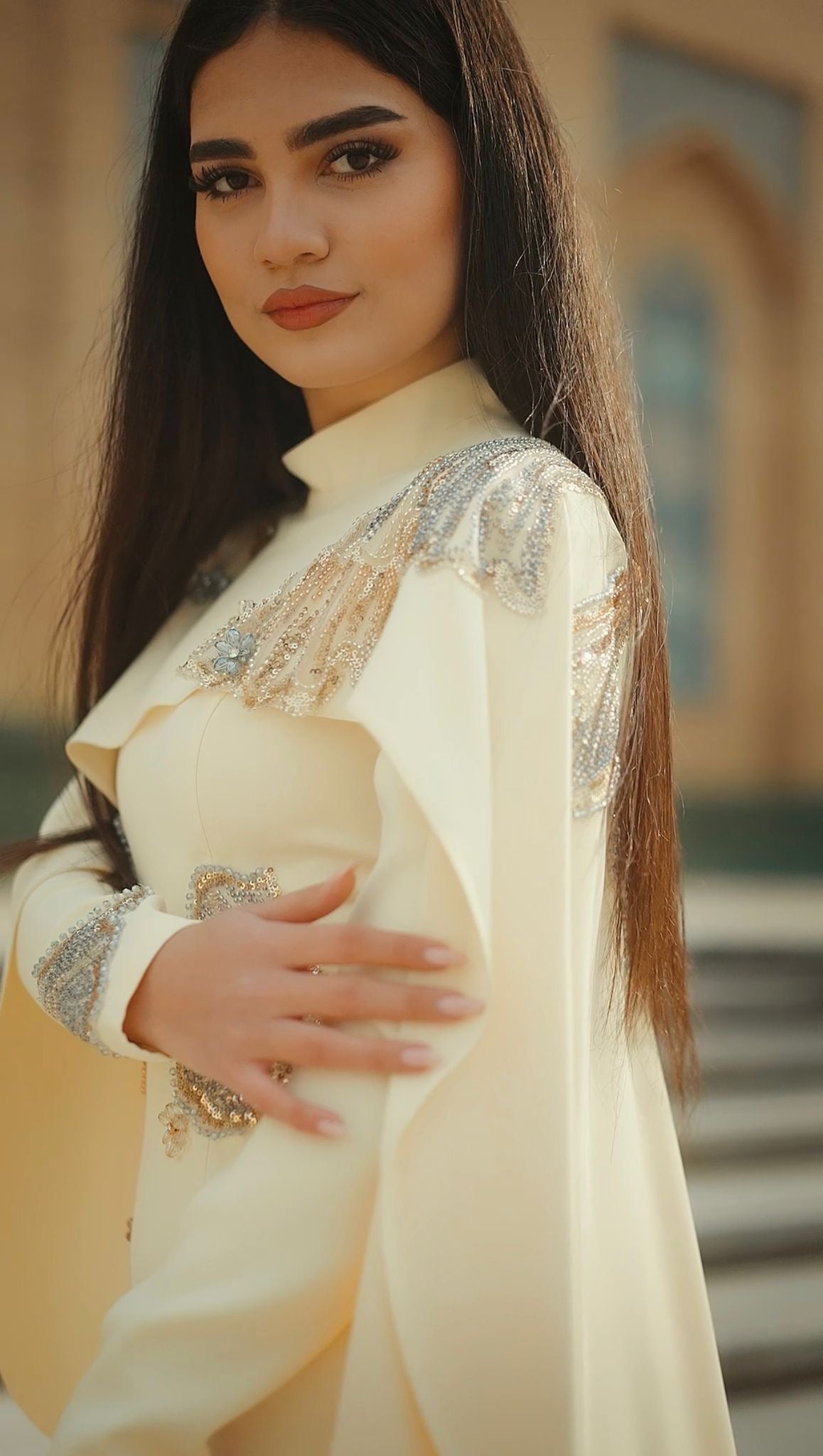 Canan Abiye Açık Sarı