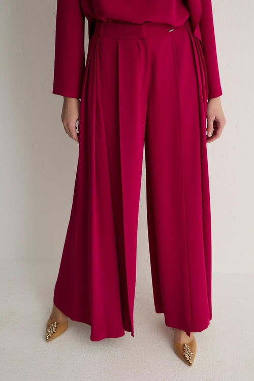 50016 Luxa Pantolon Etek Fuşya