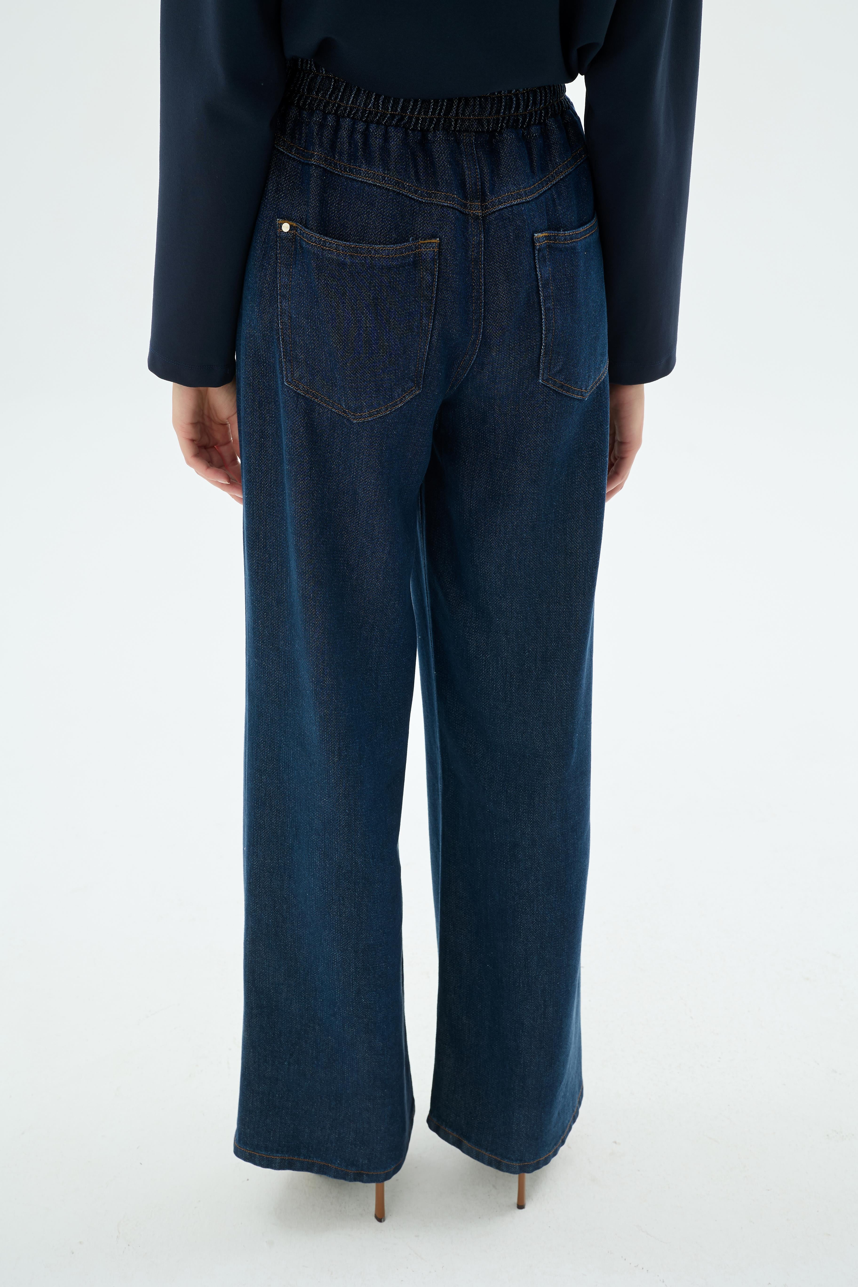 50034 Soul Denim Pantolon Koyu Mavi