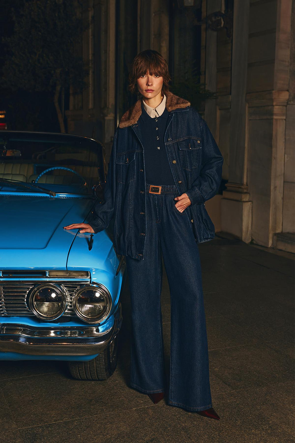 50034 Soul Denim Pantolon Koyu Mavi