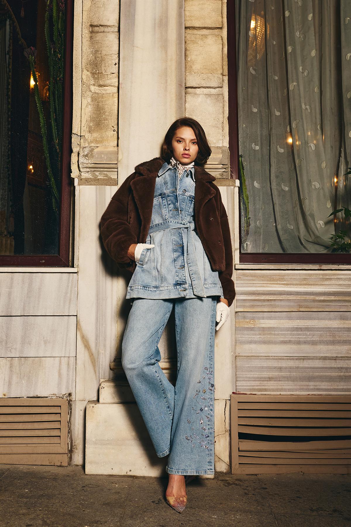 50036 Santa Denim Pantolon Açık Mavi
