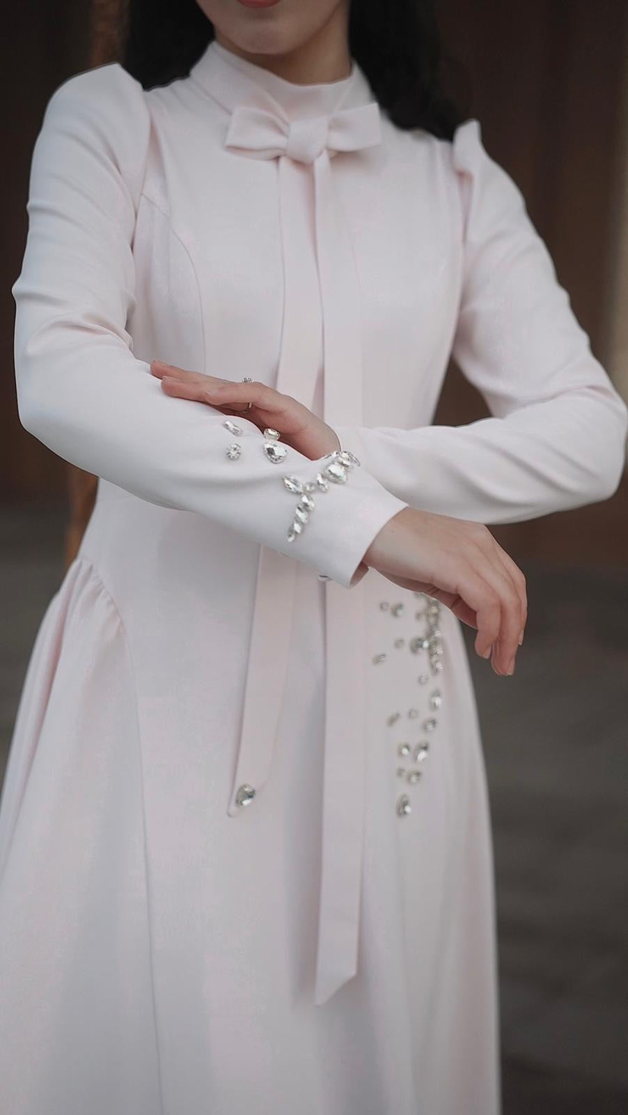 Talia Abiye Açık Pudra