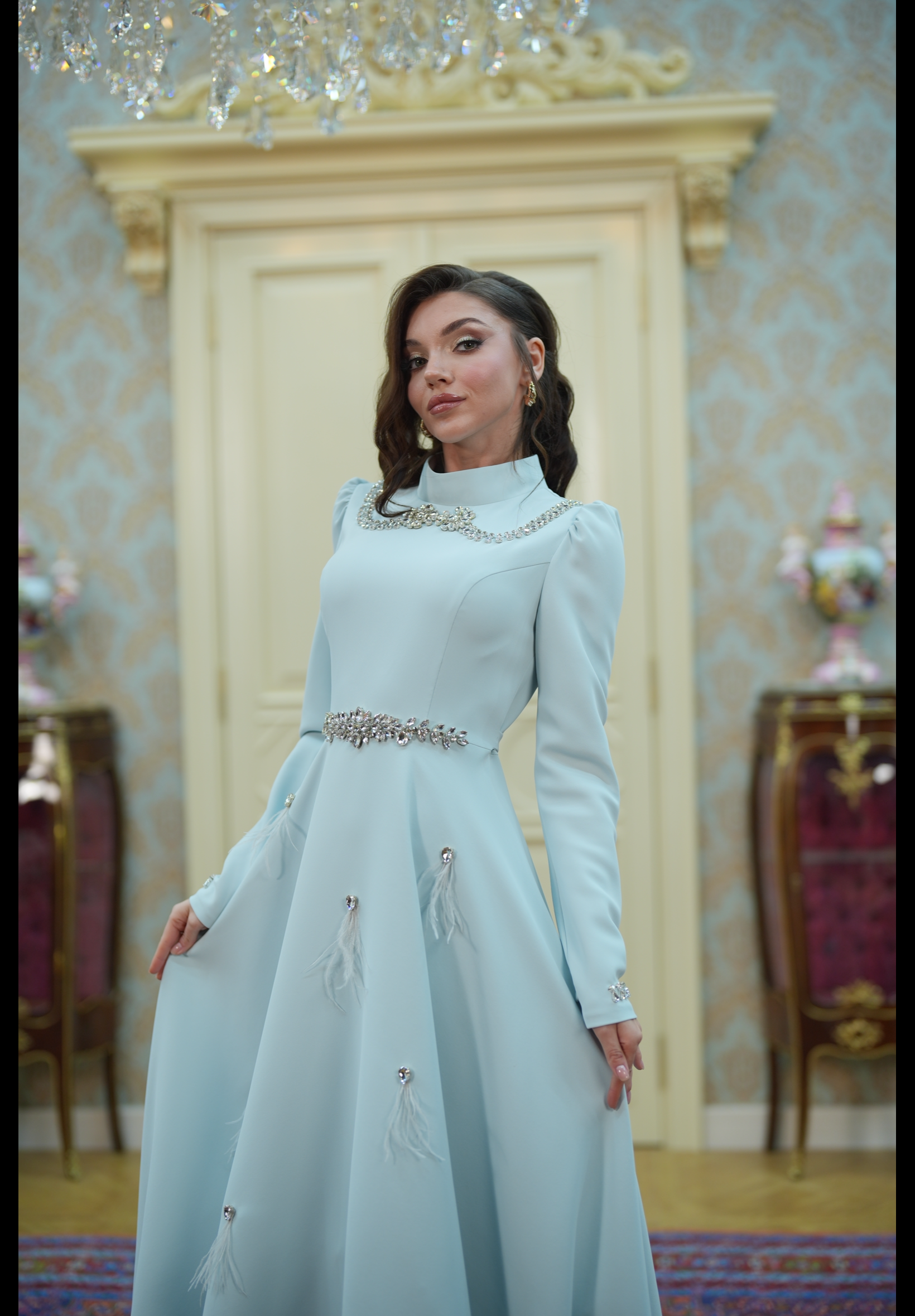 Ravza Abiye Gök Mavi