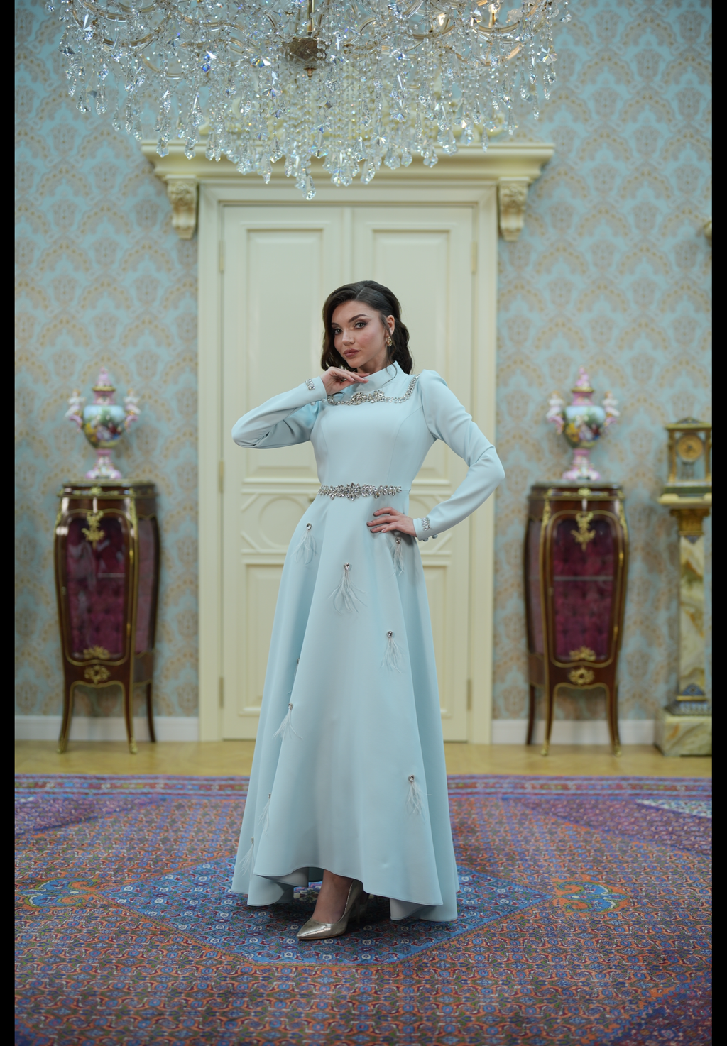Ravza Abiye Gök Mavi