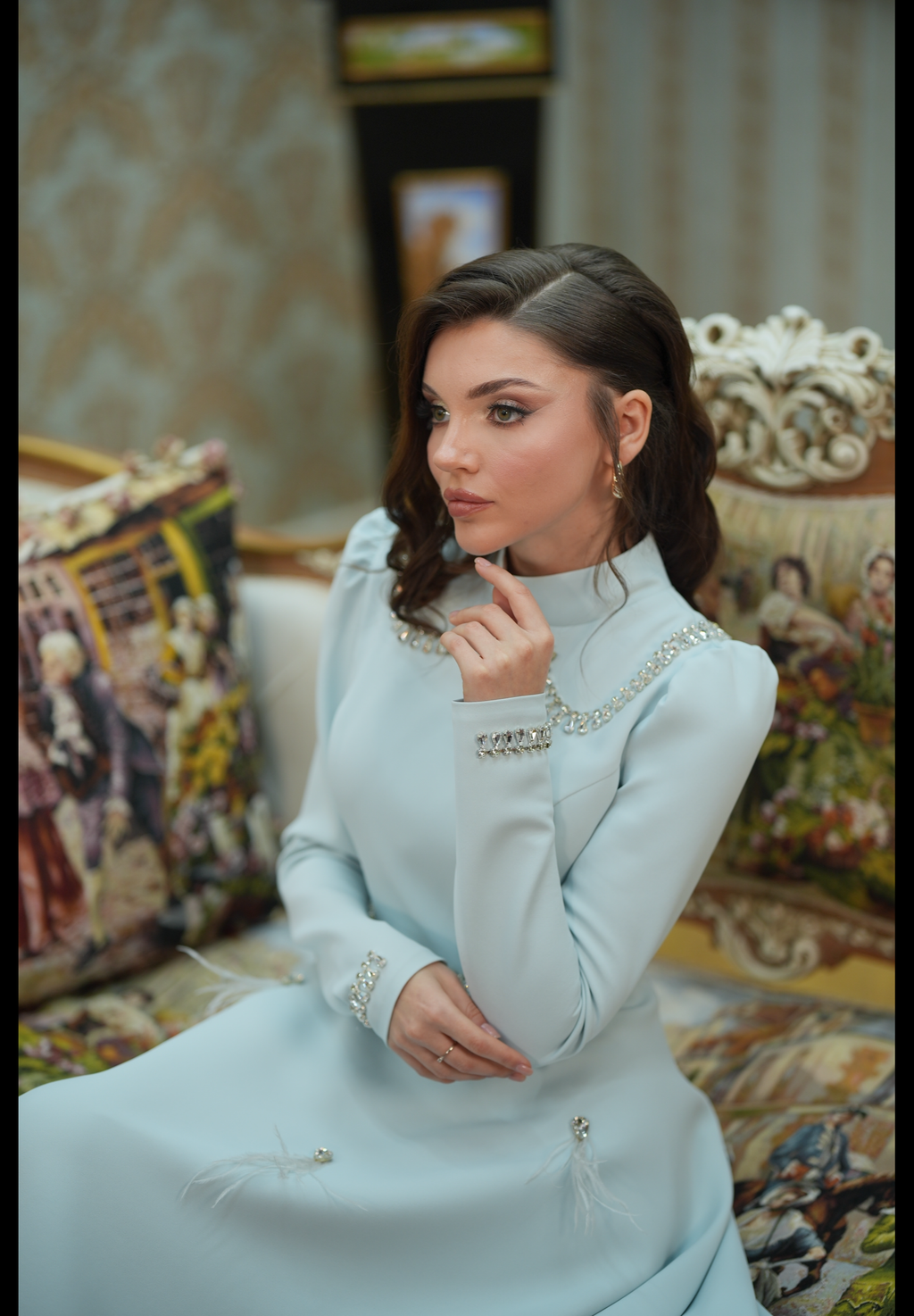 Ravza Abiye Gök Mavi
