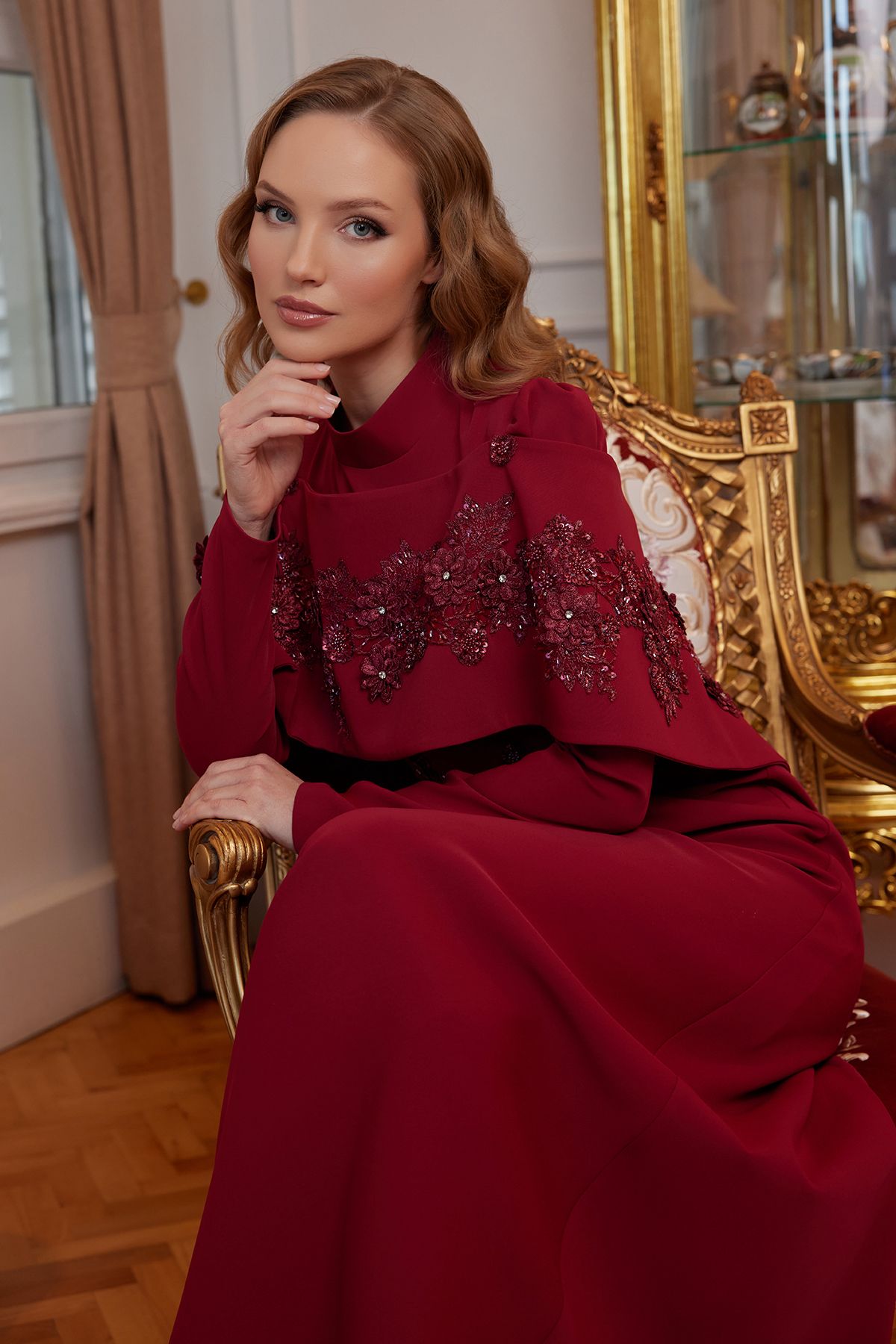 Gülda Abiye Bordo