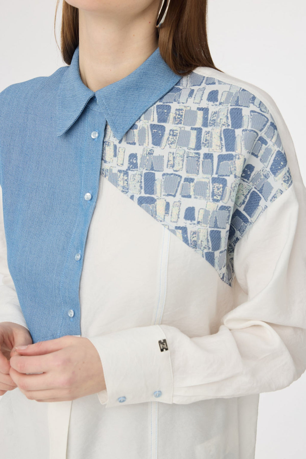 T-1634 SOLENA 38-42 (38 ÇİFT) Ekru Tunik 1634