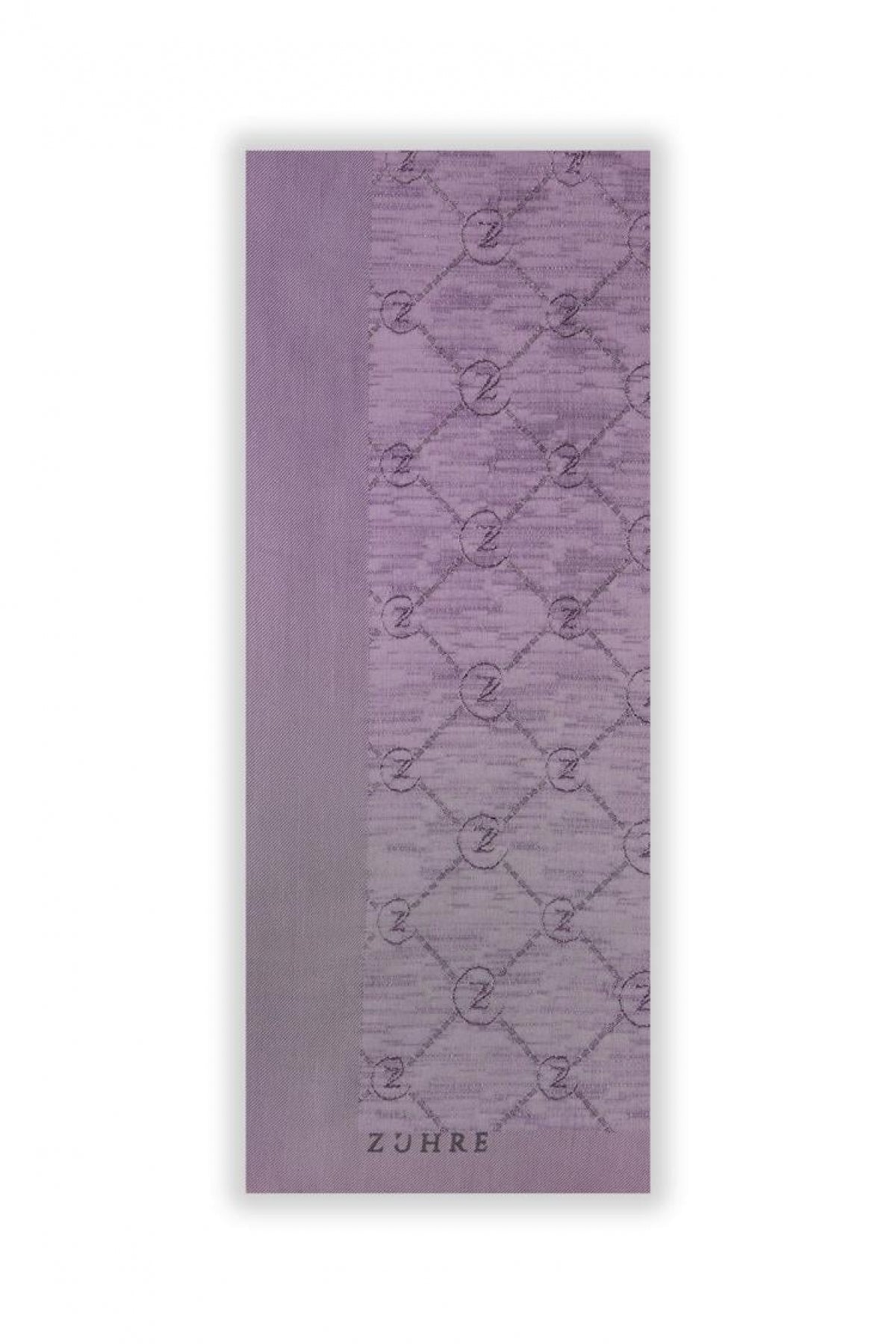 Zühre Koza Z Monogram Lila Şal 0014