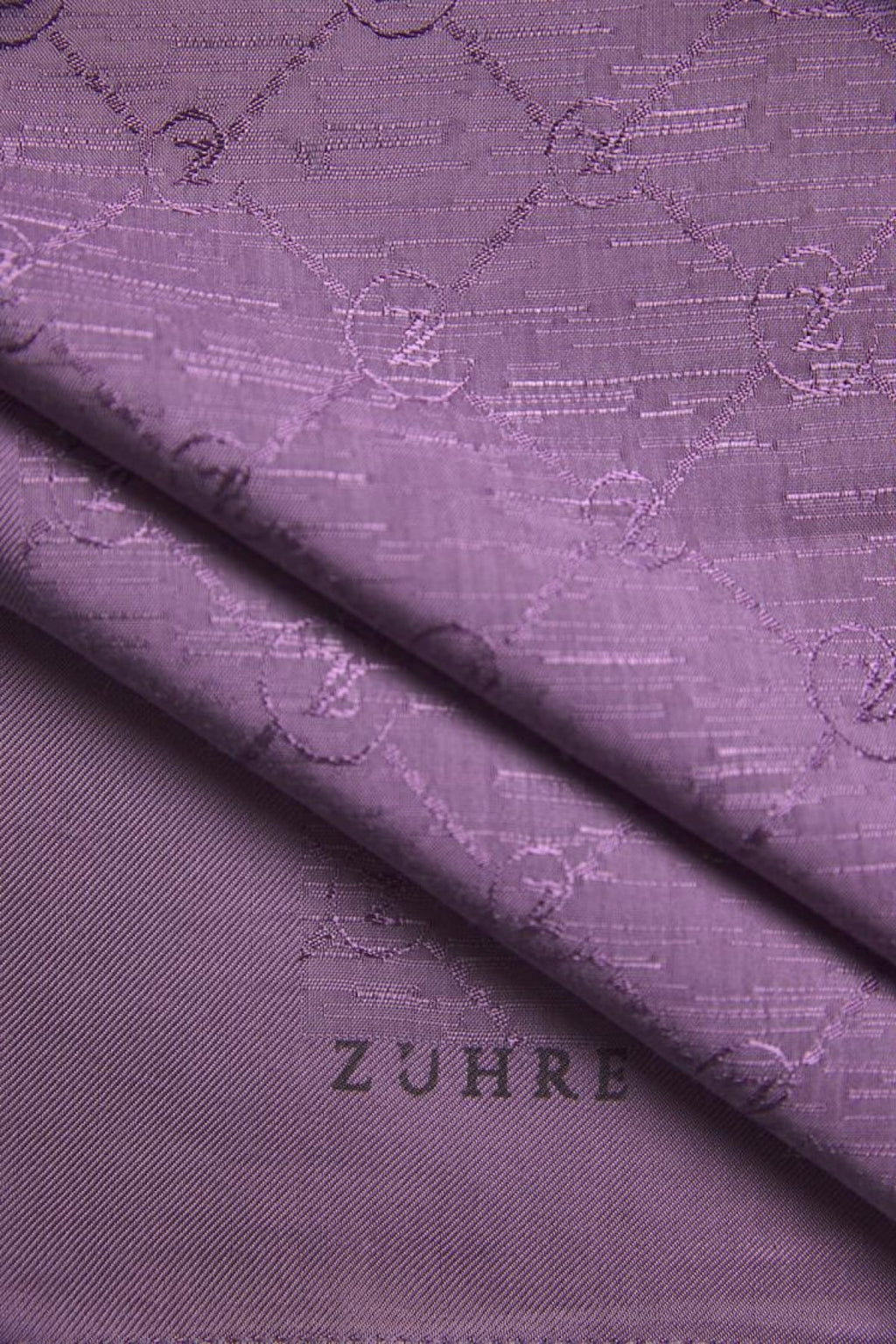 Zühre Koza Z Monogram Lila Şal 0014