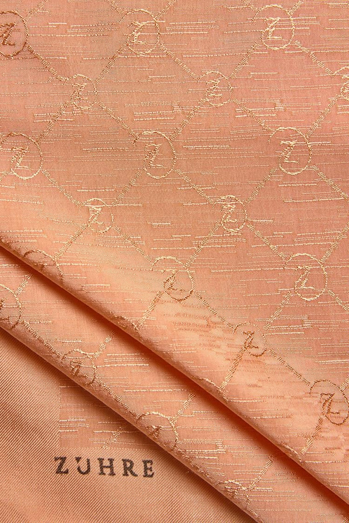 Zühre Koza Z Monogram Somon Şal 0014
