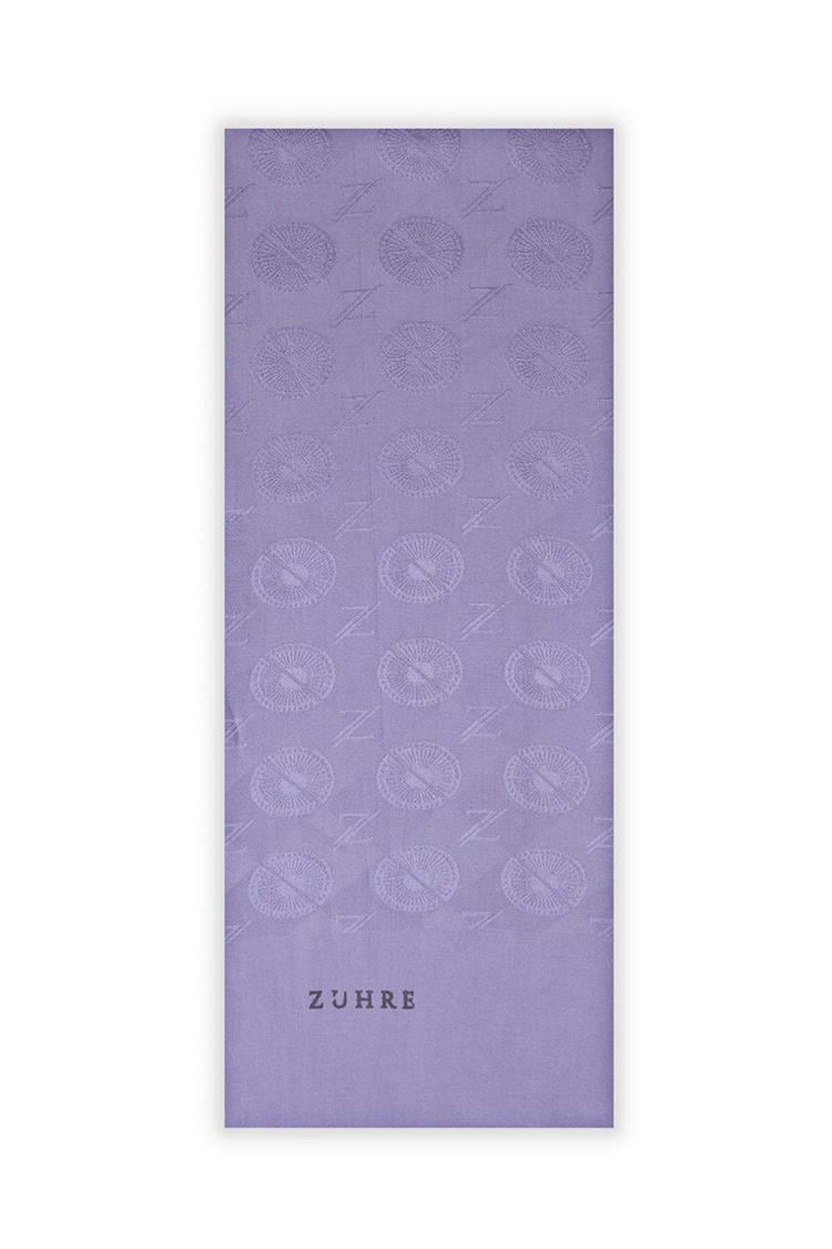 Zühre Gizem Z Monogram Lila Şal 0015