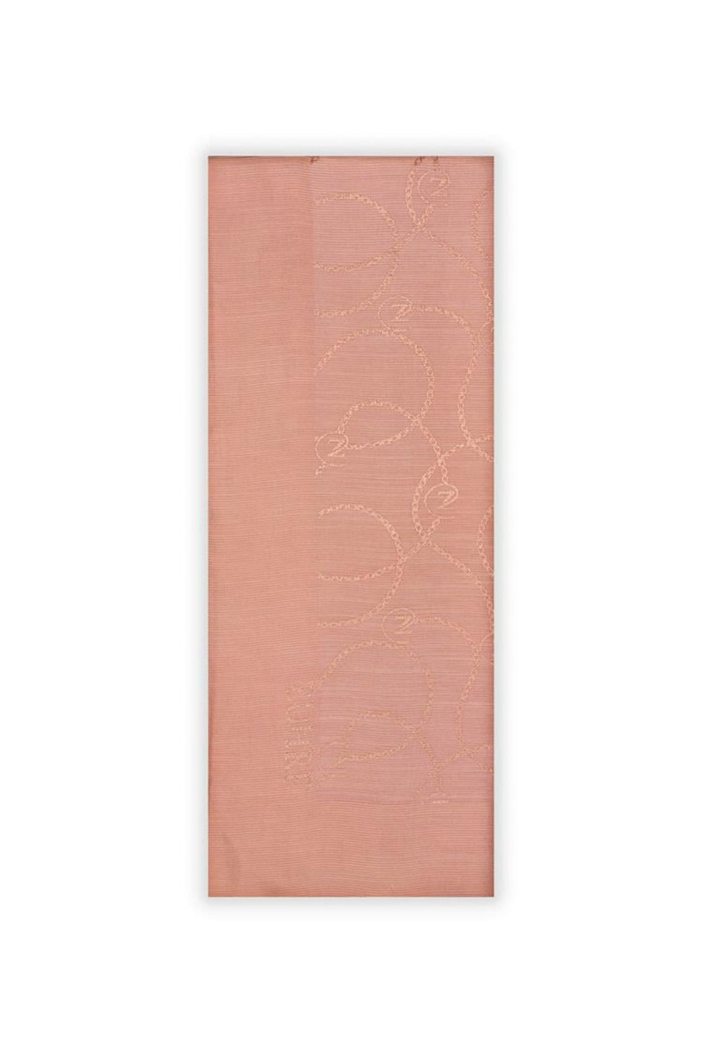 Zühre Flamlı Zincir Z Monogram Somon Şal 0016