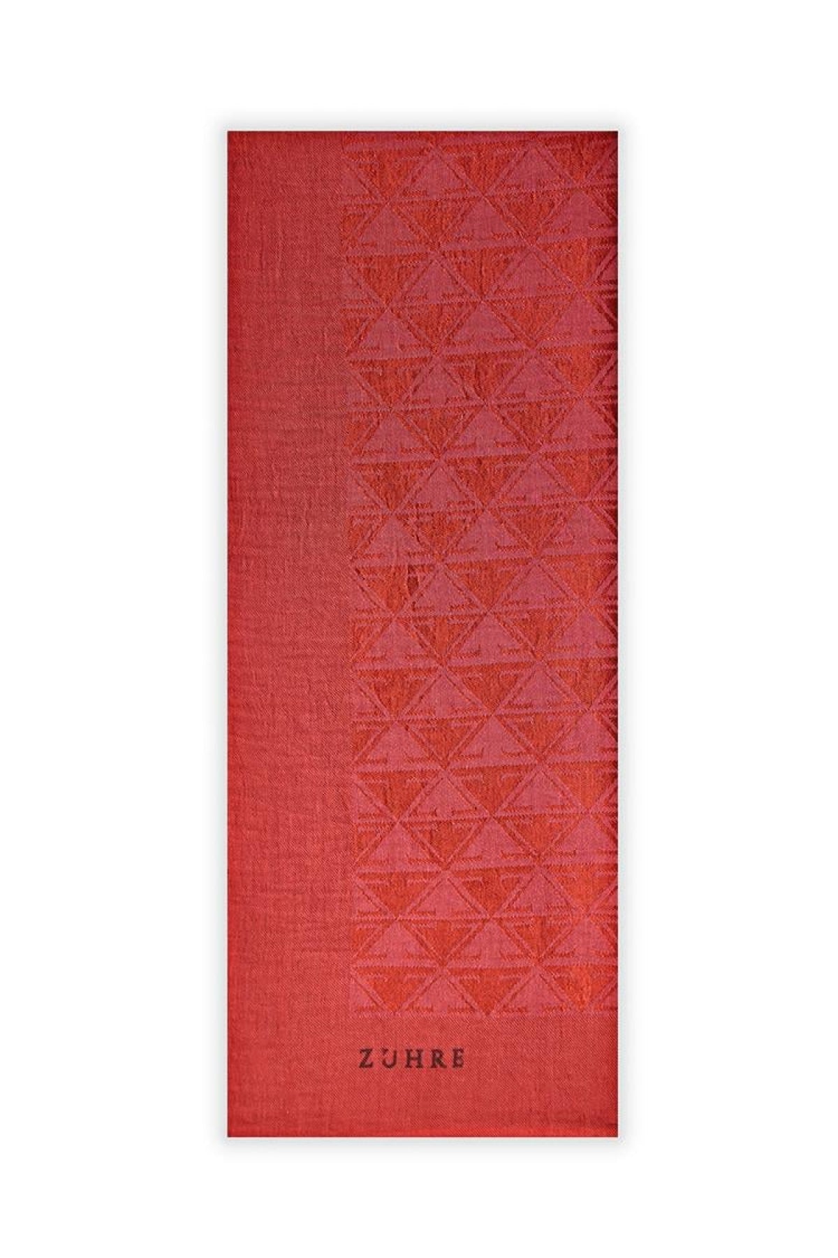 Zühre Rüya Z Monogram Kiremit Şal 0017
