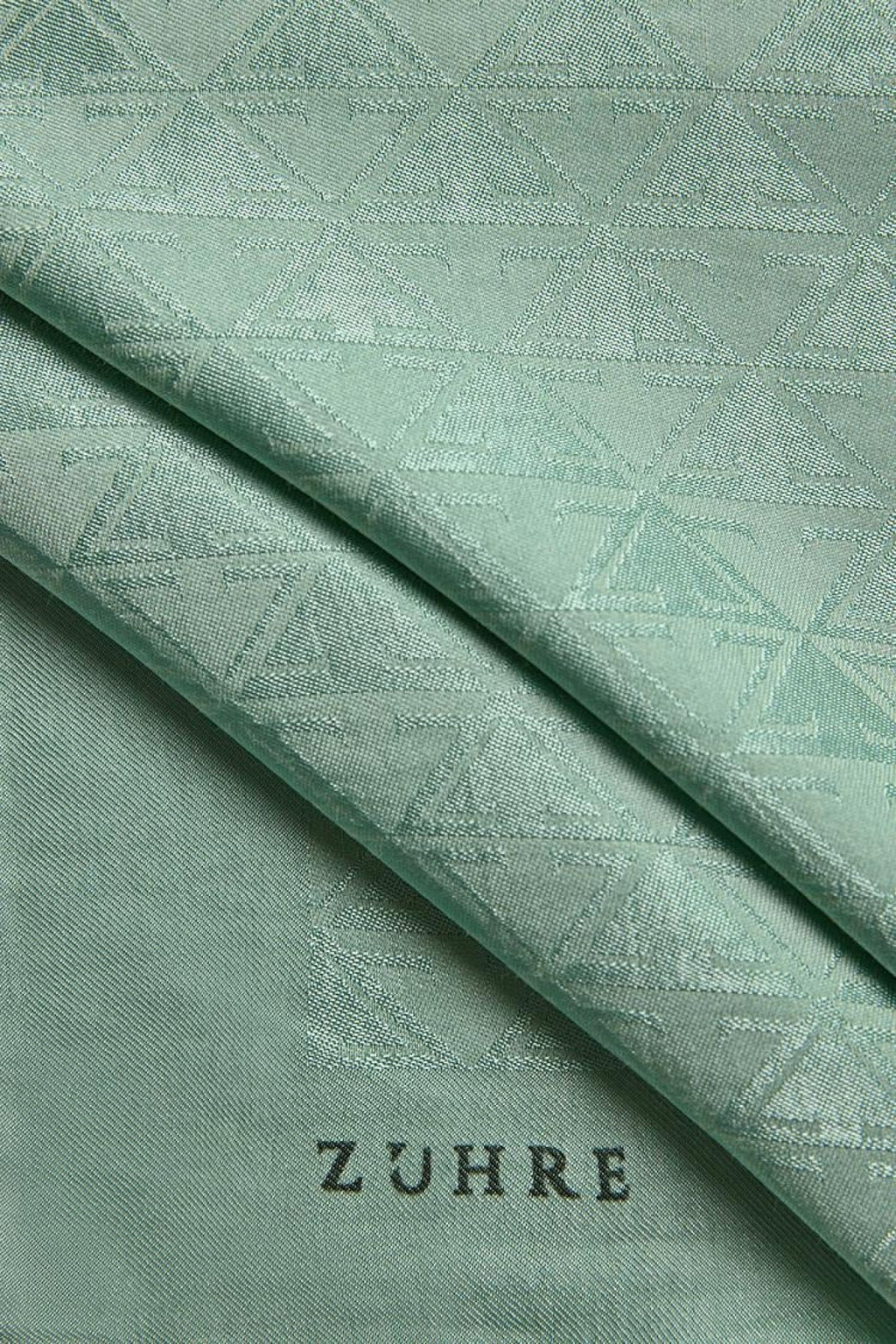 Zühre Rüya Z Monogram Mint Şal 0017