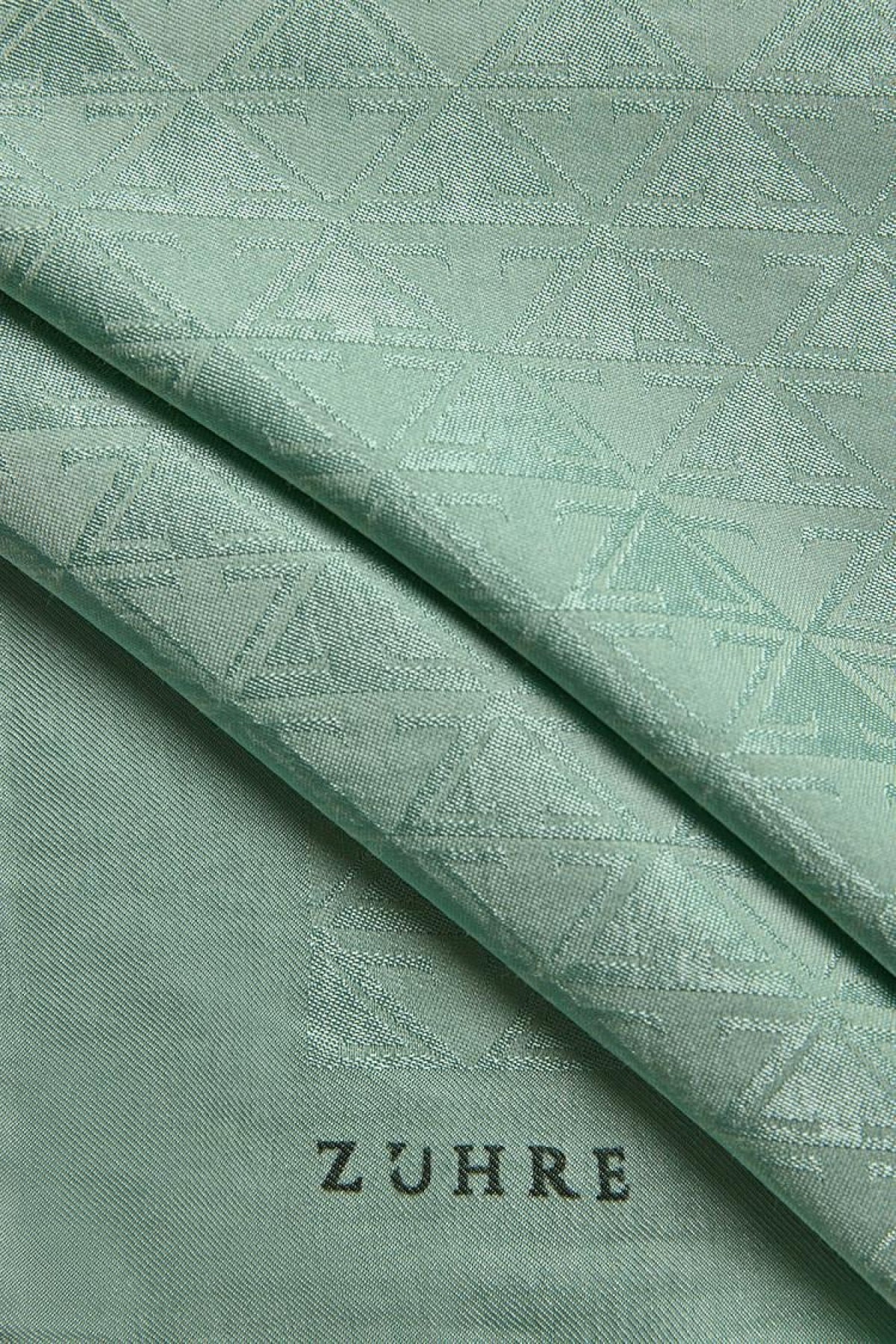 Zühre Rüya Z Monogram Mint Şal 0017