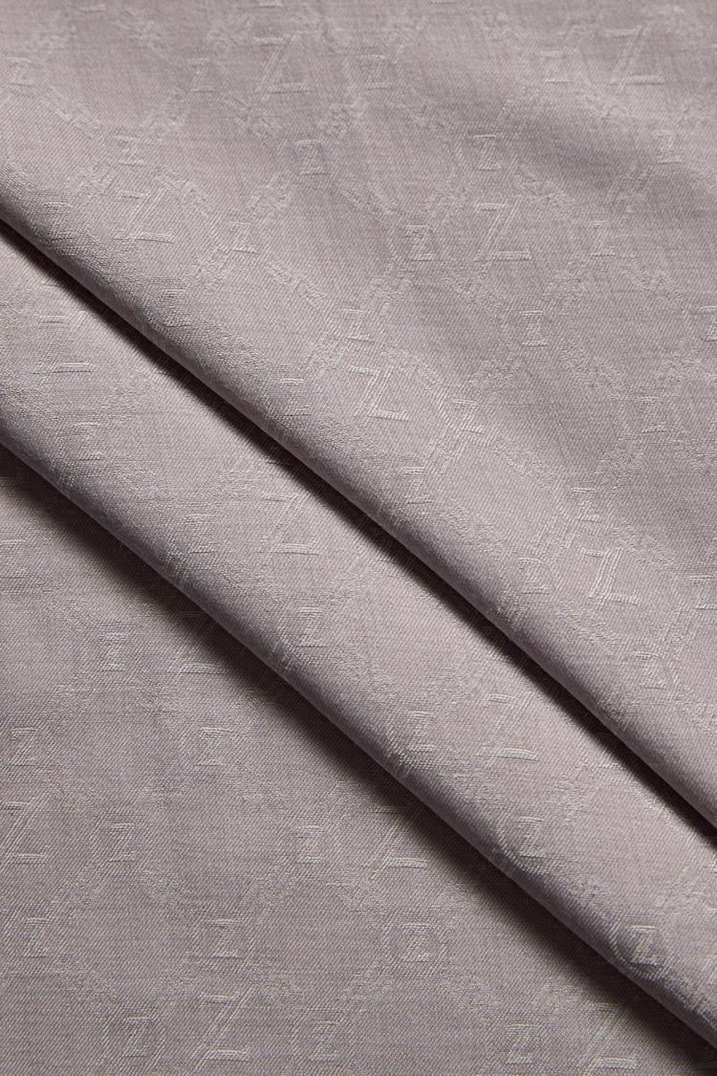 Monogram Desenli Sera Gri Şal 0021