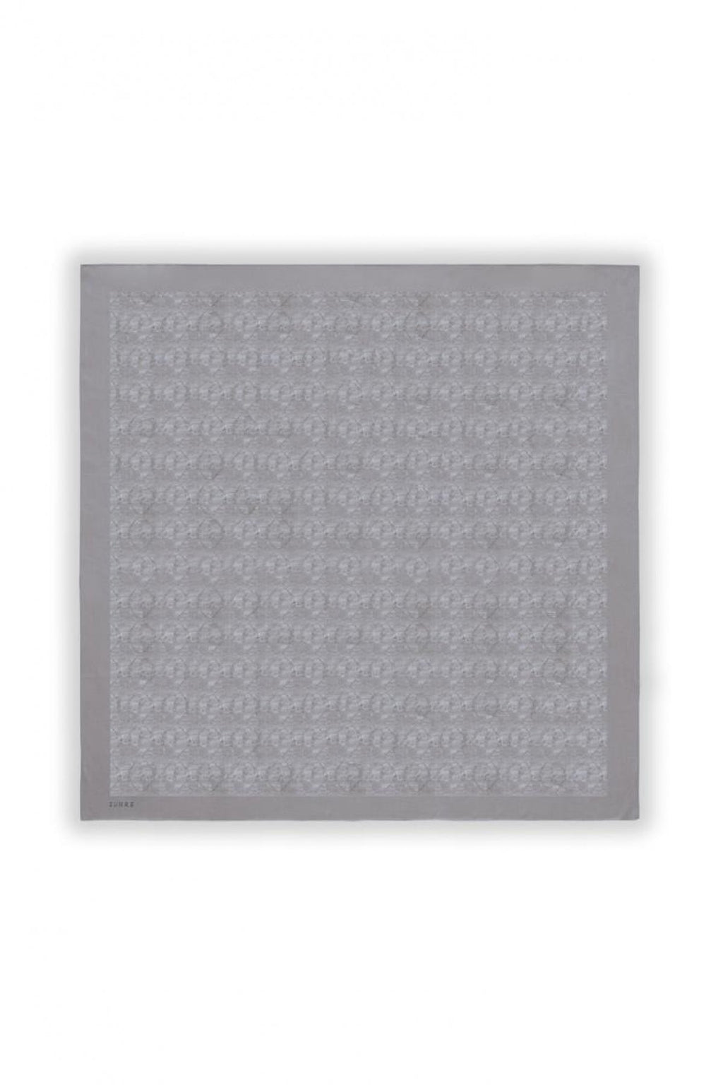 Zühre Koza Z Monogram Gri Eşarp 0082