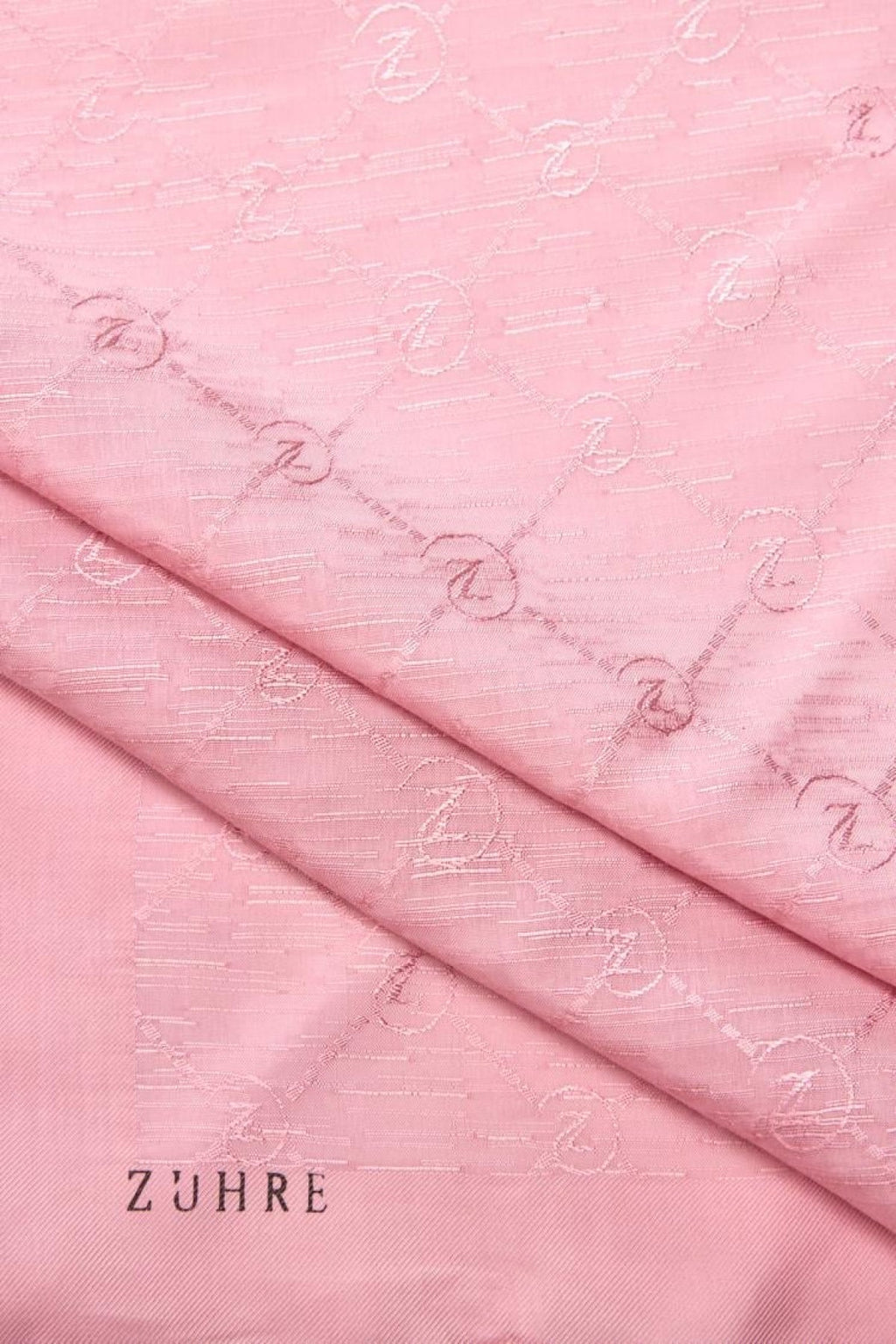 Zühre Koza Z Monogram Pembe Eşarp 0082