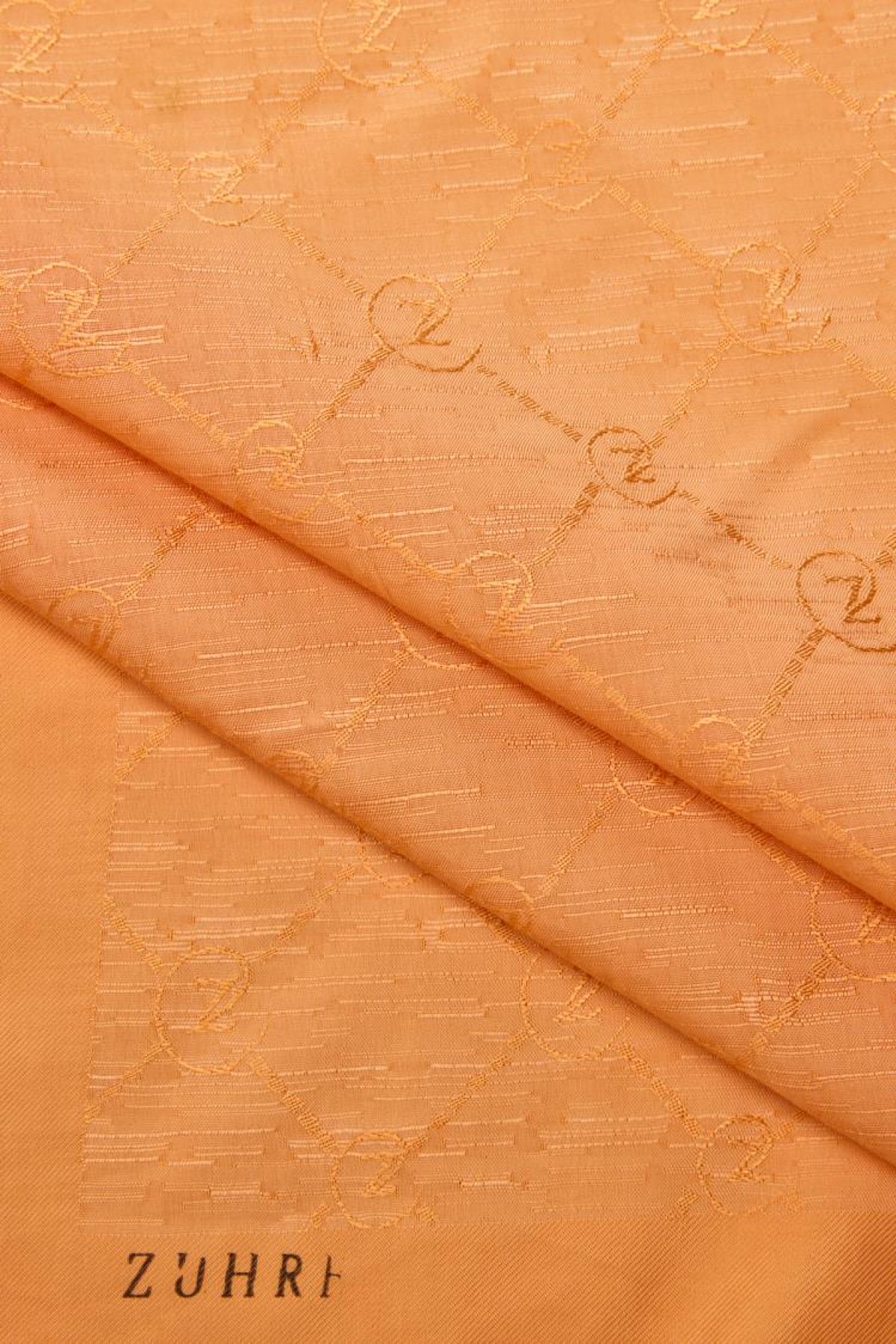Zühre Koza Z Monogram Linya Çiçeği Eşarp 0082