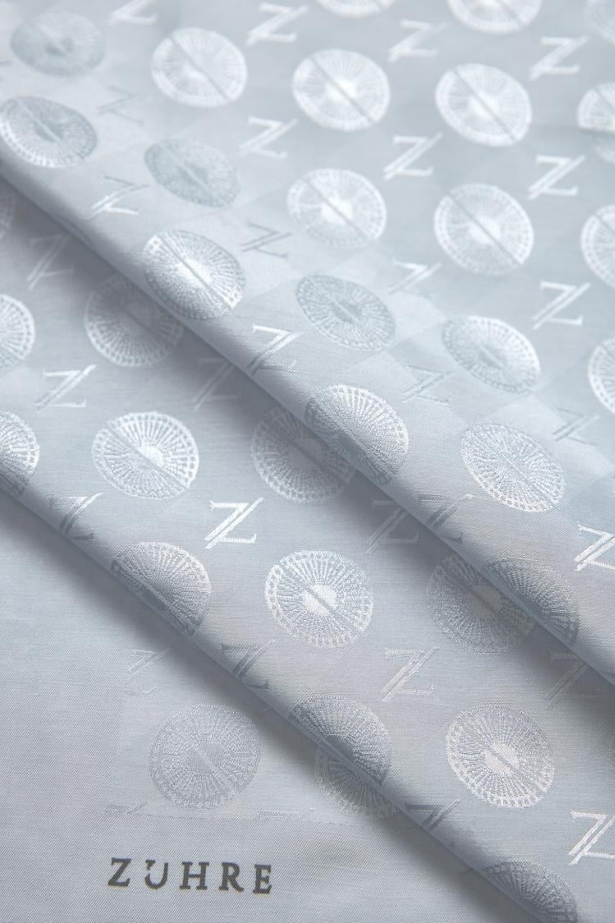 Zühre Gizem Z Monogram A.gri Eşarp 0083