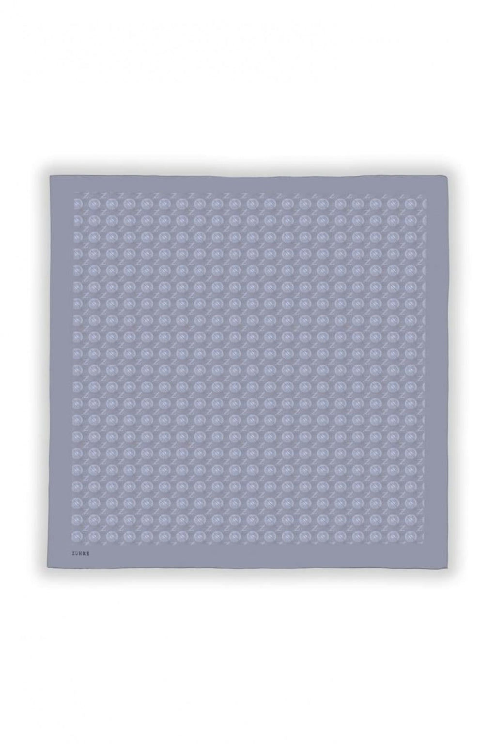 Zühre Gizem Z Monogram Gri Eşarp 0083