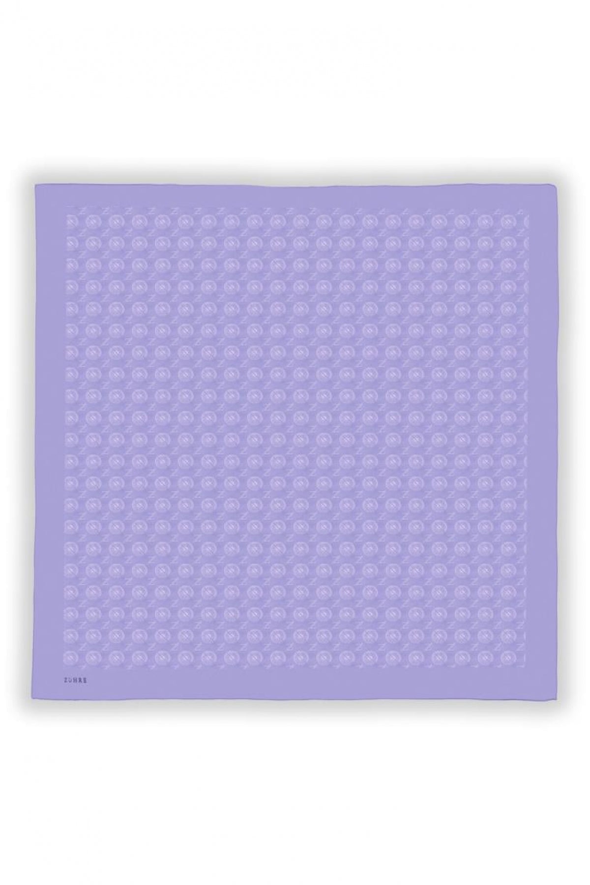 Zühre Gizem Z Monogram Lila Eşarp 0083