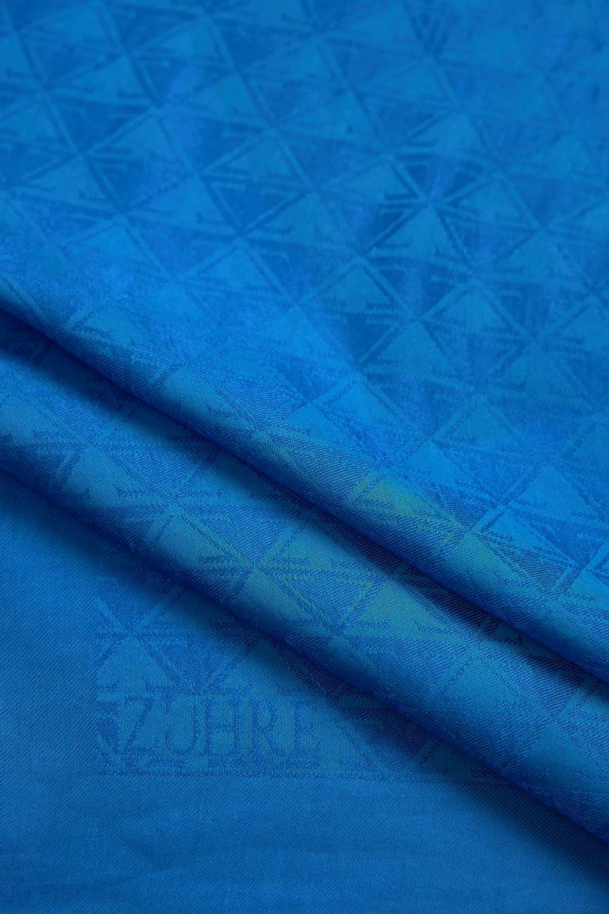 Z Monogram Rüya Yıldız Mavi Eşarp 0085