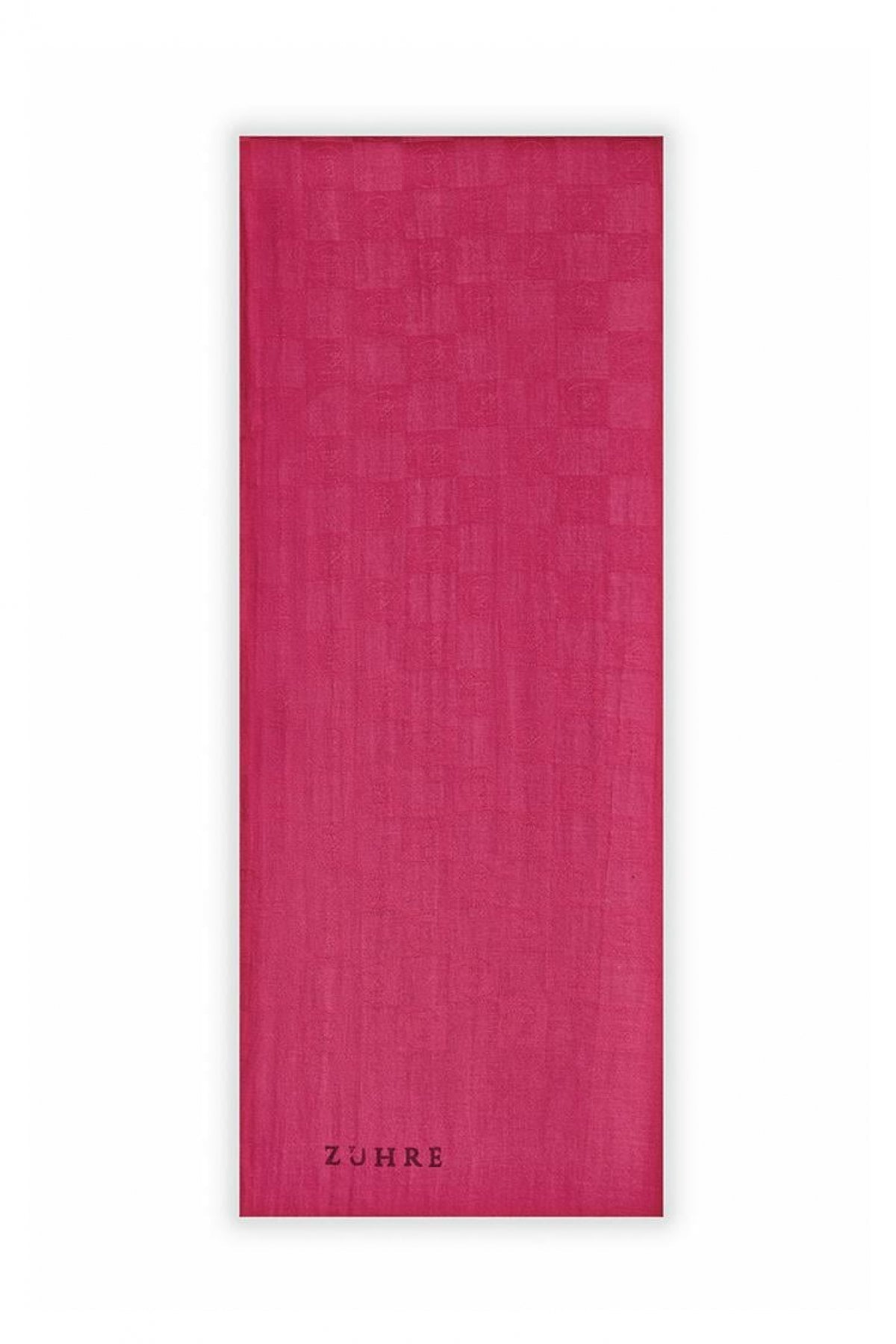 Monogram Desenli Seher Fuşya Şal 0106