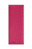 Monogram Desenli Seher Fuşya Şal 0106