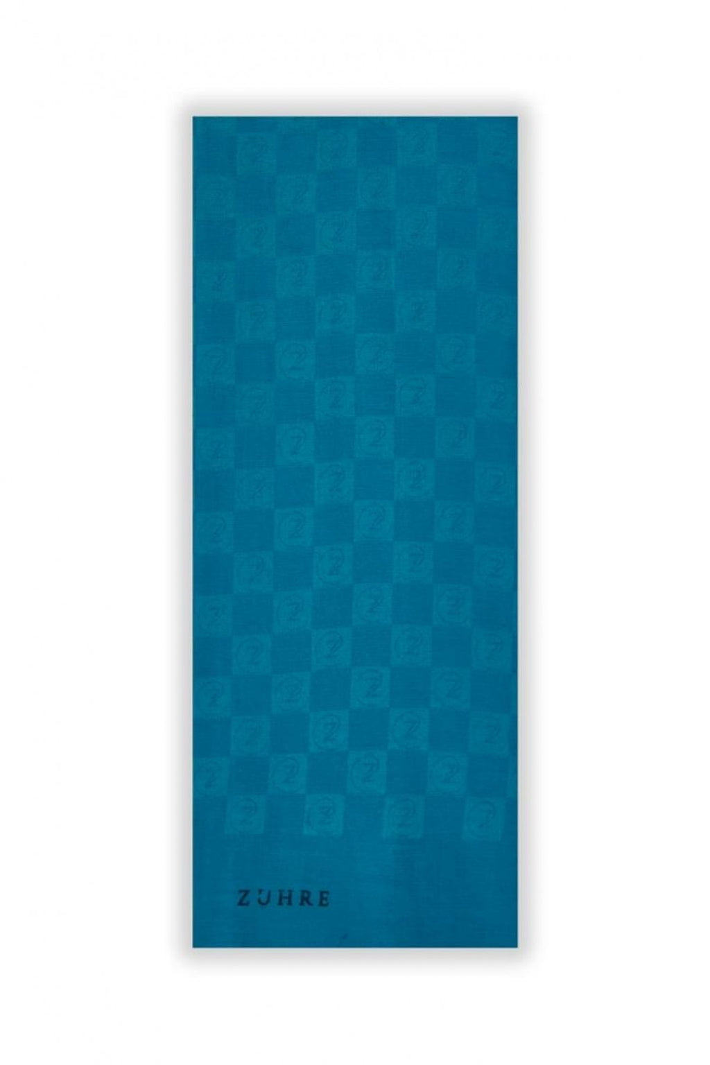 Monogram Desenli Seher F.mavi Şal 0106