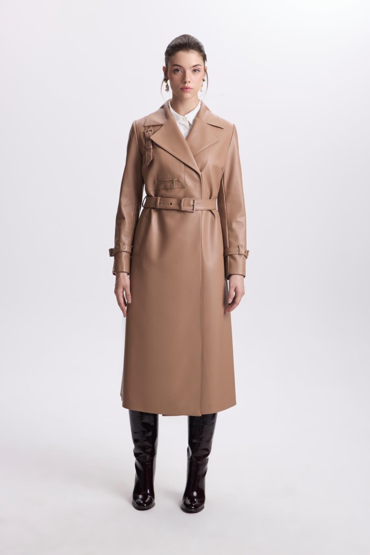 Almeida Z.boy 38-48 Camel Trençkot 13014