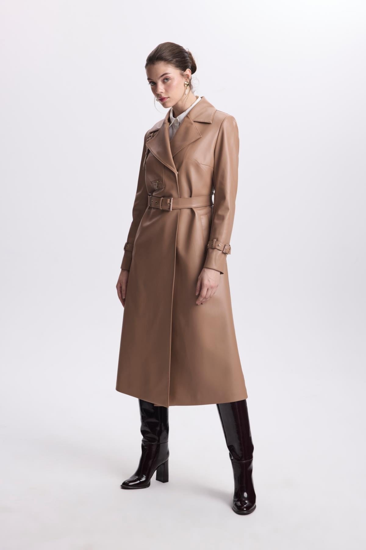 Almeida Z.boy 38-48 Camel Trençkot 13014