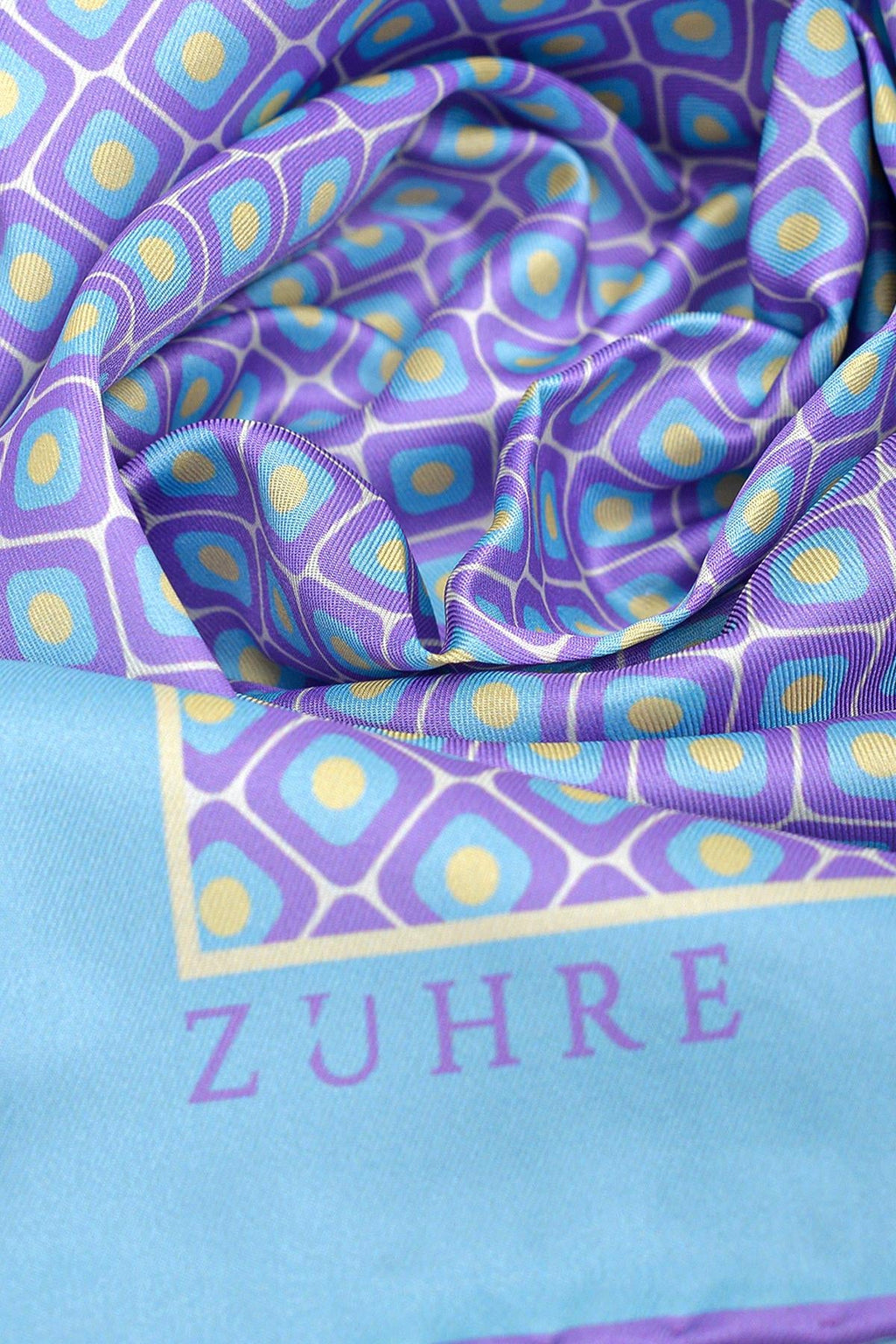 Desenli Polyester Twill V1 Eşarp 0077