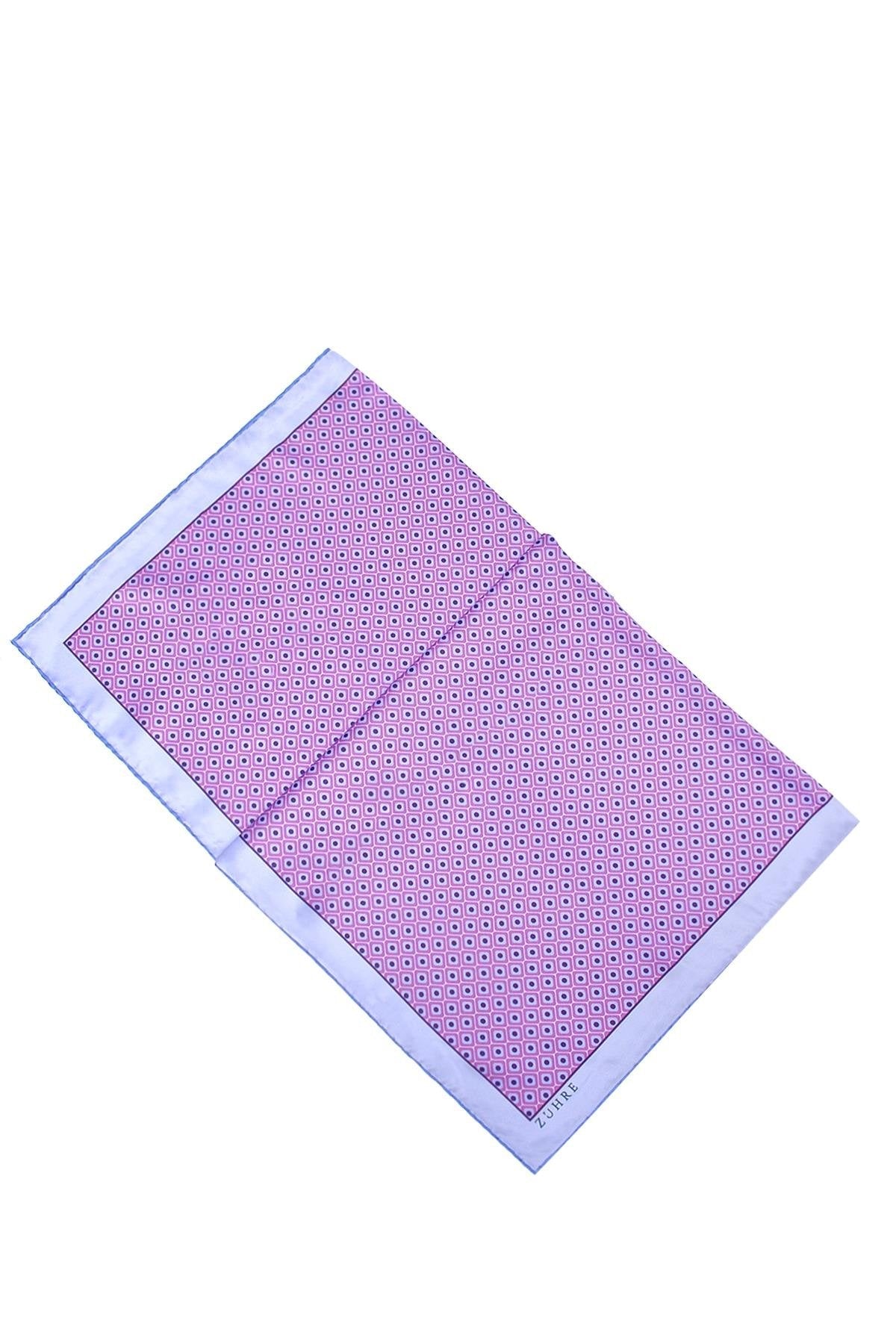 Desenli Polyester Twill V10 Eşarp 0077