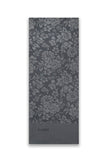 Çiçek Desenli Floş Füme Şal 0025