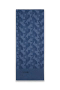 Geometrik Desenli Indigo Şal 0034