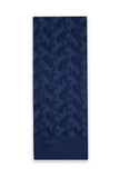 Geometrik Desenli Lacivert Şal 0034