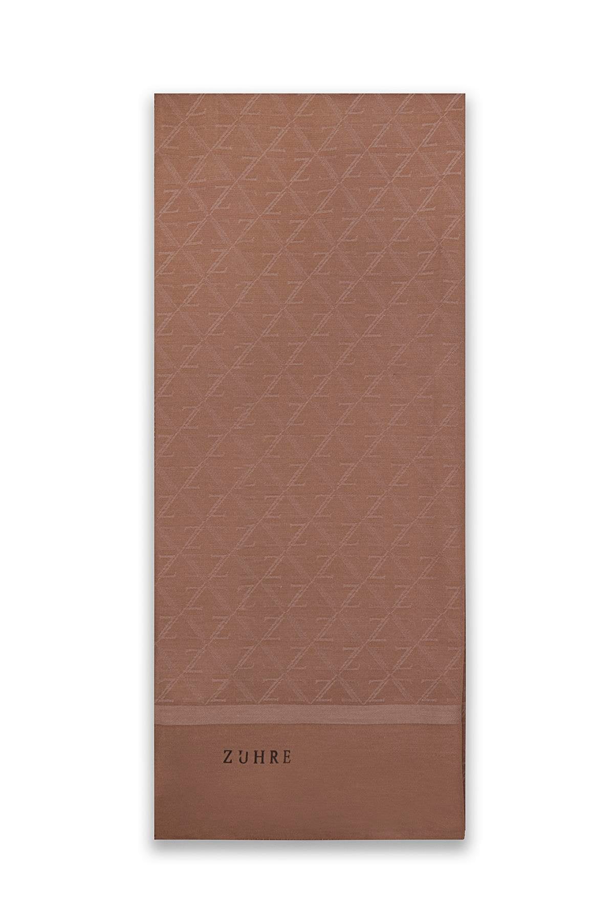 Monogram Desenli  0053 Mocha Şal 0052