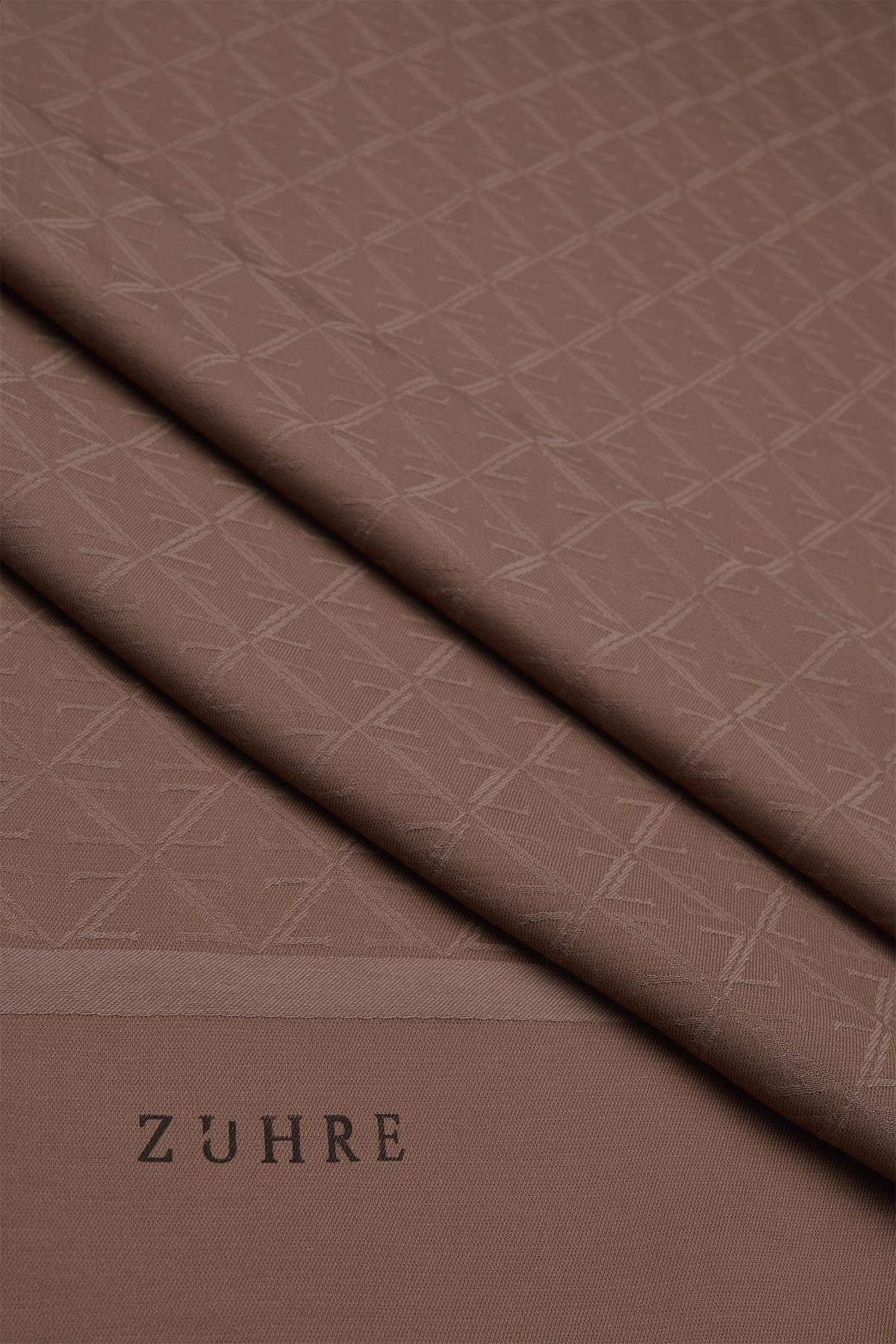Monogram Desenli  0053 Mocha Şal 0052