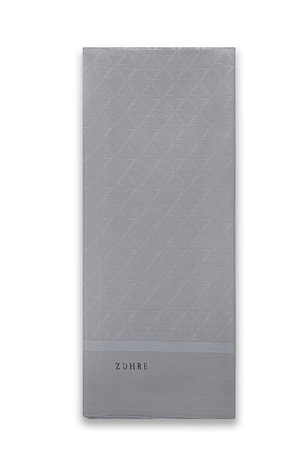 Monogram Desenli  0053 Gri Şal 0052