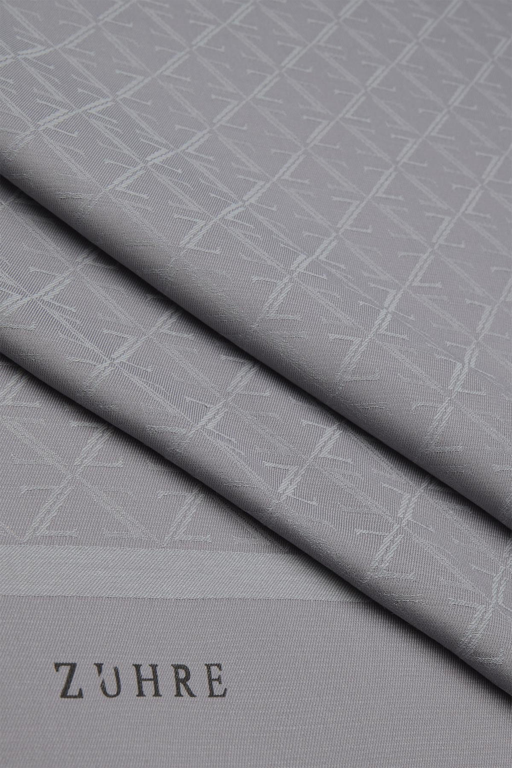 Monogram Desenli  0053 Gri Şal 0052