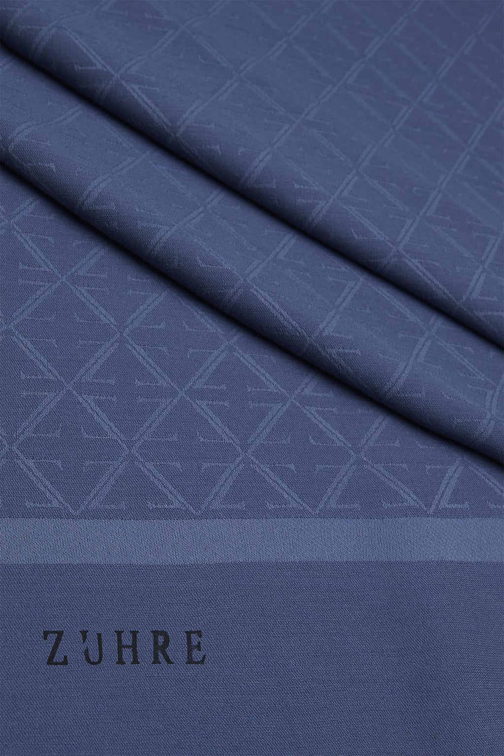 Monogram Desenli  0053 Indigo Şal 0052