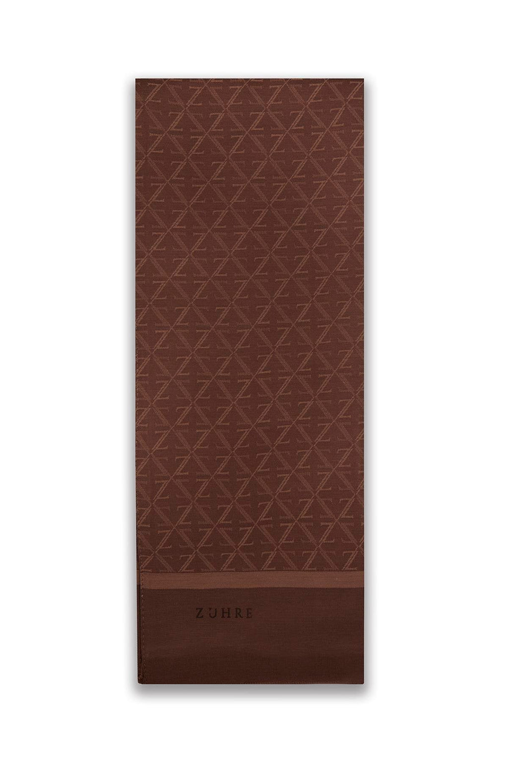 Monogram Desenli  0053 Kahve Şal 0052