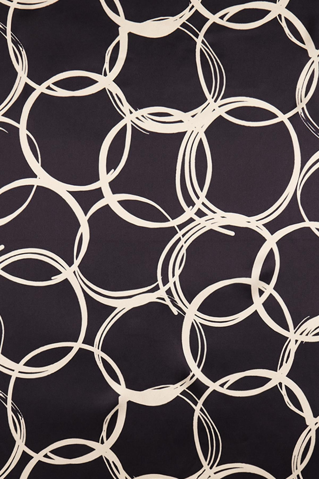 Halka Desenli Twill Ipek V25 Eşarp 0091